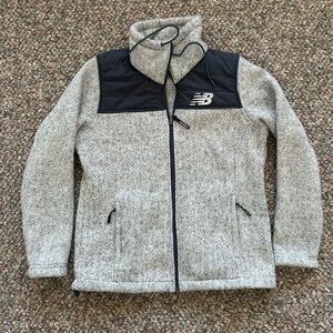 NEW BALANCE full zip fleece jacket, size large